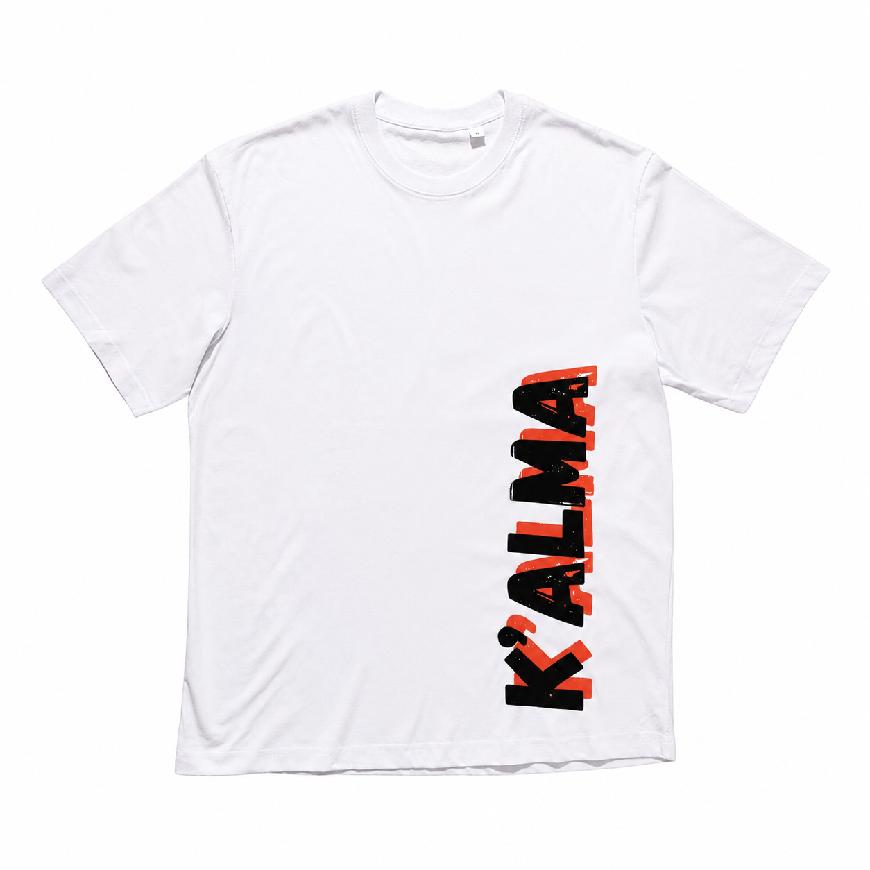 CAMISETA OVERSIZE K'ALMA FREQUENCY BLANCA