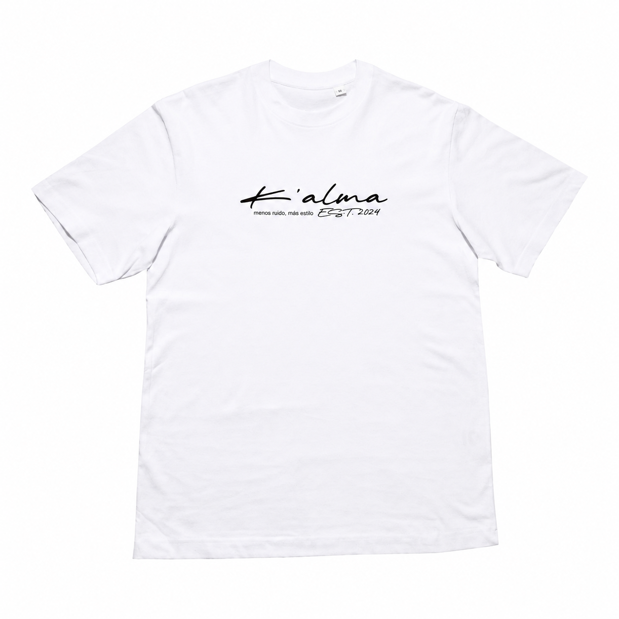 CAMISETA OVERSIZE EST. 2024 BLANCA