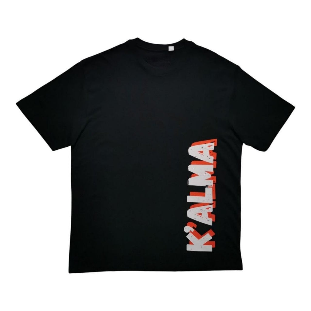 CAMISETA OVERSIZE K'ALMA FREQUENCY NEGRA