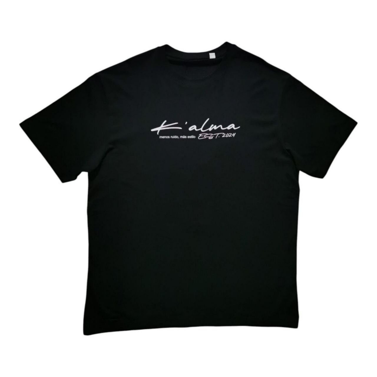 CAMISETA OVERSIZE EST. 2024 NEGRA