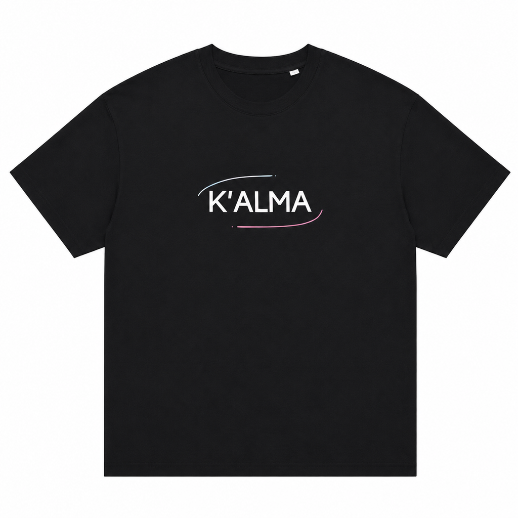 CAMISETA OVERSIZE INNER PEACE IS POWER NEGRA