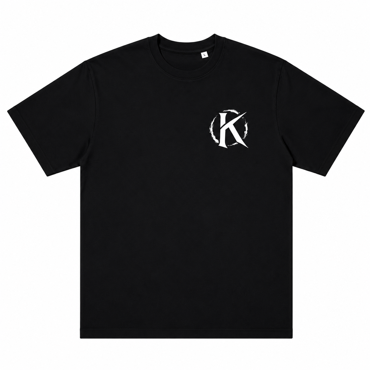 CAMISETA OVERSIZE MONOGRAM NEGRA
