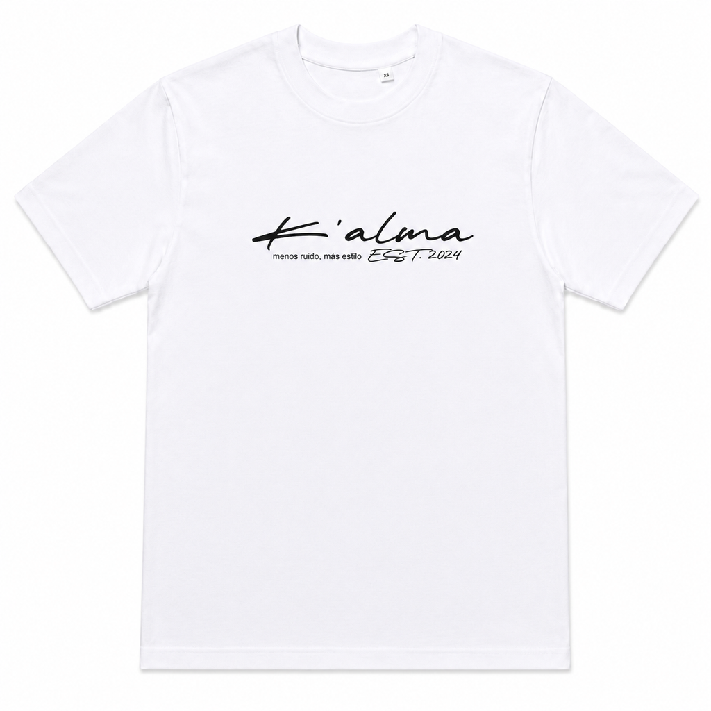 CAMISETA OVERSIZE EST. 2024 BLANCA
