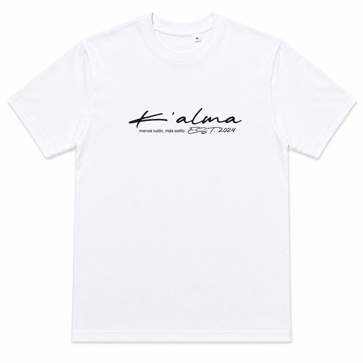 CAMISETA OVERSIZE EST. 2024 BLANCA