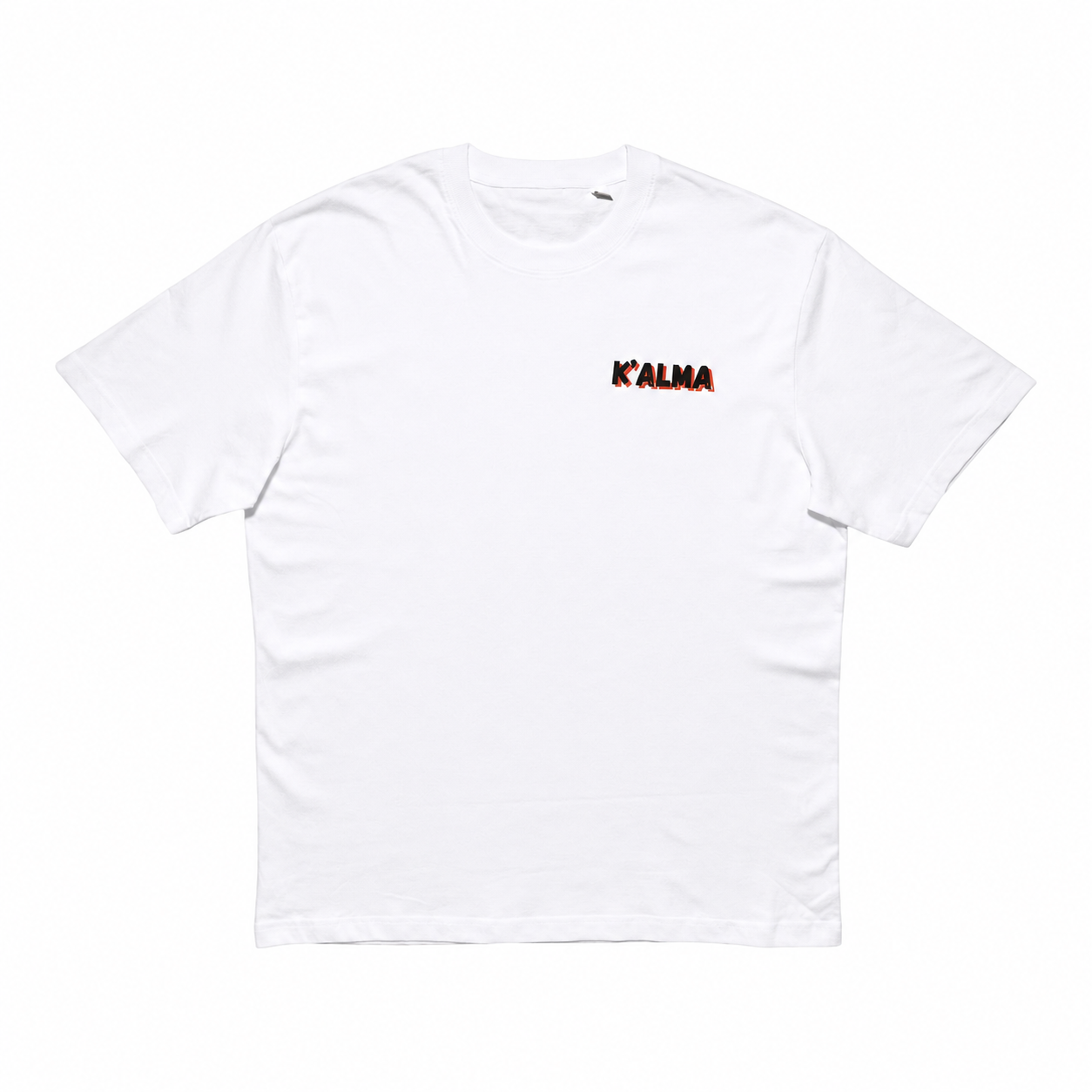CAMISETA OVERSIZE CONTROL THE CHAOS BLANCA