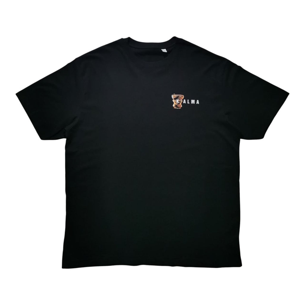 CAMISETA OVERSIZE ROYAL SMOKE NEGRA