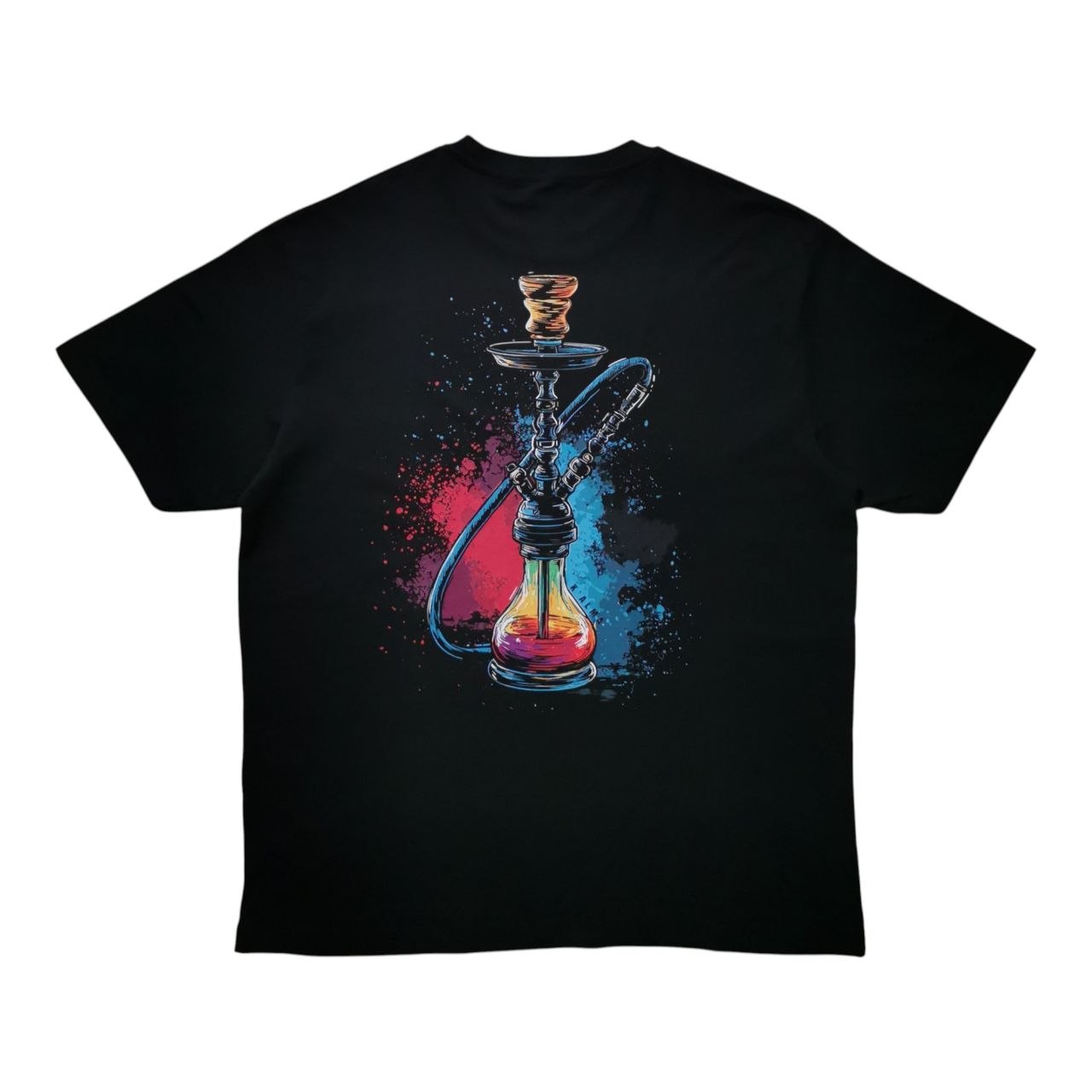 CAMISETA OVERSIZE ROYAL SMOKE NEGRA