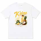 CAMISETA OVERSIZE K'ALMA PARADISE BLANCA