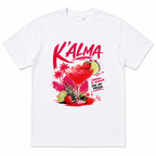 CAMISETA OVERSIZE K'ALMA SUNSET SPLASH BLANCA