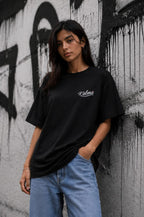 CAMISETA OVERSIZE ESSENTIAL NEGRA