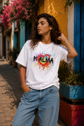 CAMISETA OVERSIZE LOVE IN COLOR BLANCA