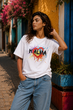 CAMISETA OVERSIZE LOVE IN COLOR BLANCA