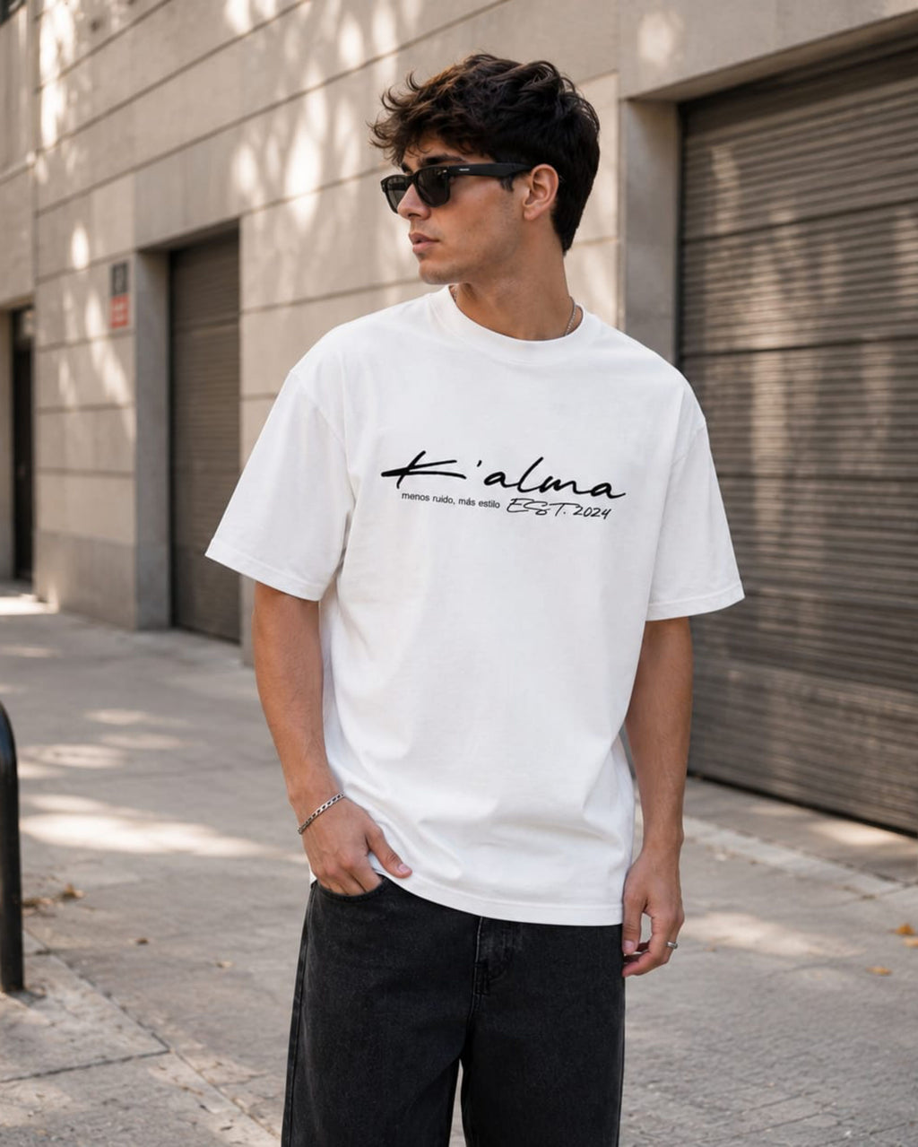 CAMISETA OVERSIZE EST. 2024 BLANCA