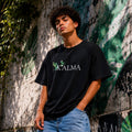 CAMISETA OVERSIZE PROTECT YOUR PEACE NEGRA