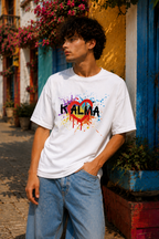 CAMISETA OVERSIZE LOVE IN COLOR BLANCA