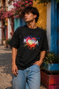CAMISETA OVERSIZE LOVE IN COLOR NEGRA