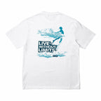 CAMISETA OVERSIZE LIVE WITHOUT LIMITS BLANCA