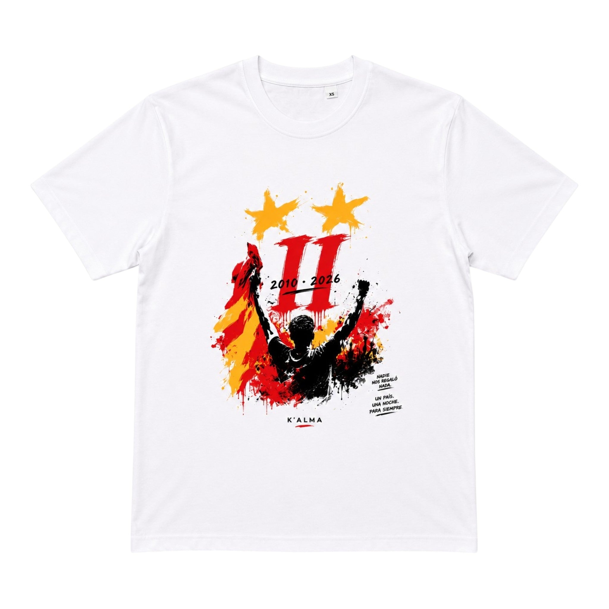 CAMISETA OVERSIZE "K'ALMA - LA SEGUNDA ESTRELLA" BLANCA