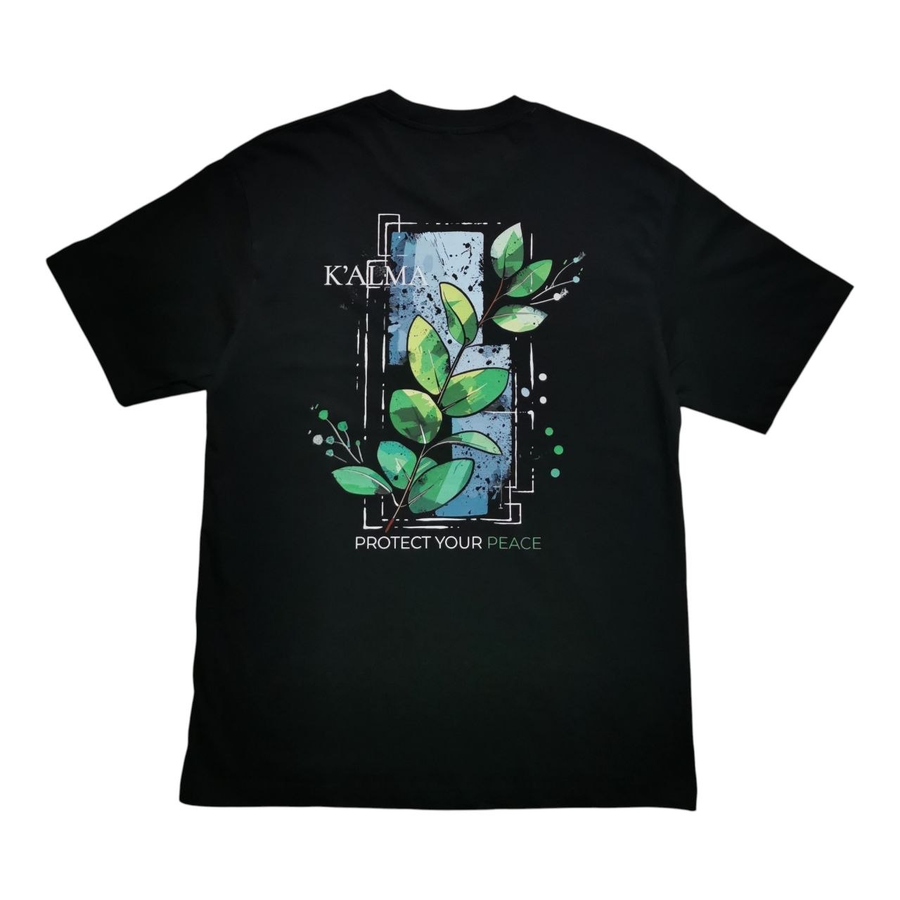 CAMISETA OVERSIZE PROTECT YOUR PEACE NEGRA