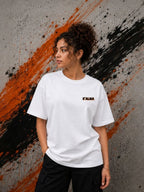 CAMISETA OVERSIZE CONTROL THE CHAOS BLANCA